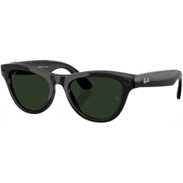 Умные очки Ray-Ban Meta* Skyler Gen 2 Shiny Black, Фотохромные линзы Graphite Green Transitions (RW4014)